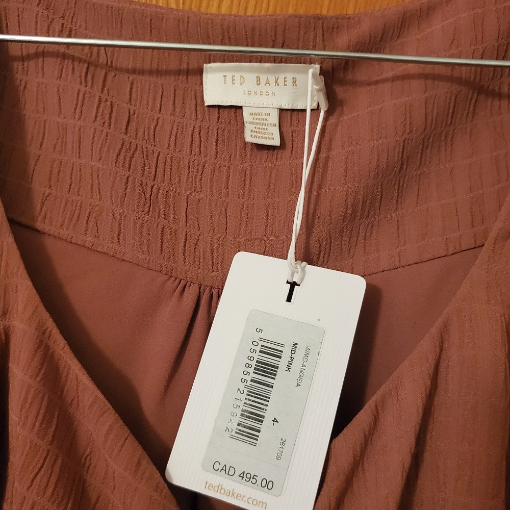 Ted Baker Angeia Textured Midi Dress - Picture 4 of 6